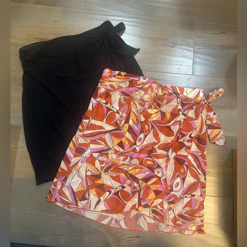 G by Giuliana swim skirts set of 2 NWOT